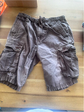 Men's Union Brown Cargo Shorts Waist 36